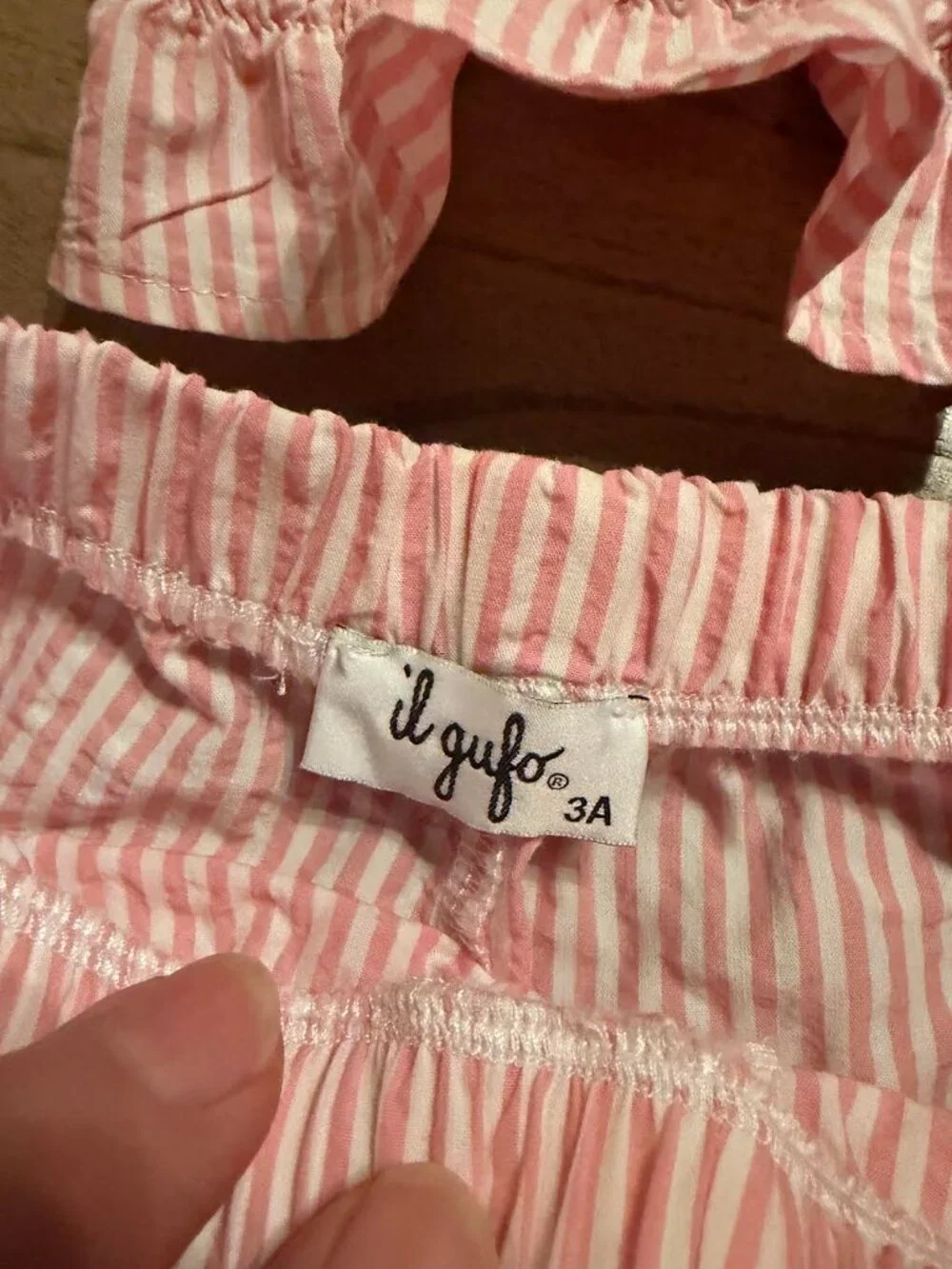 il Gufo toddler girl's 2 pc Short Set 3A